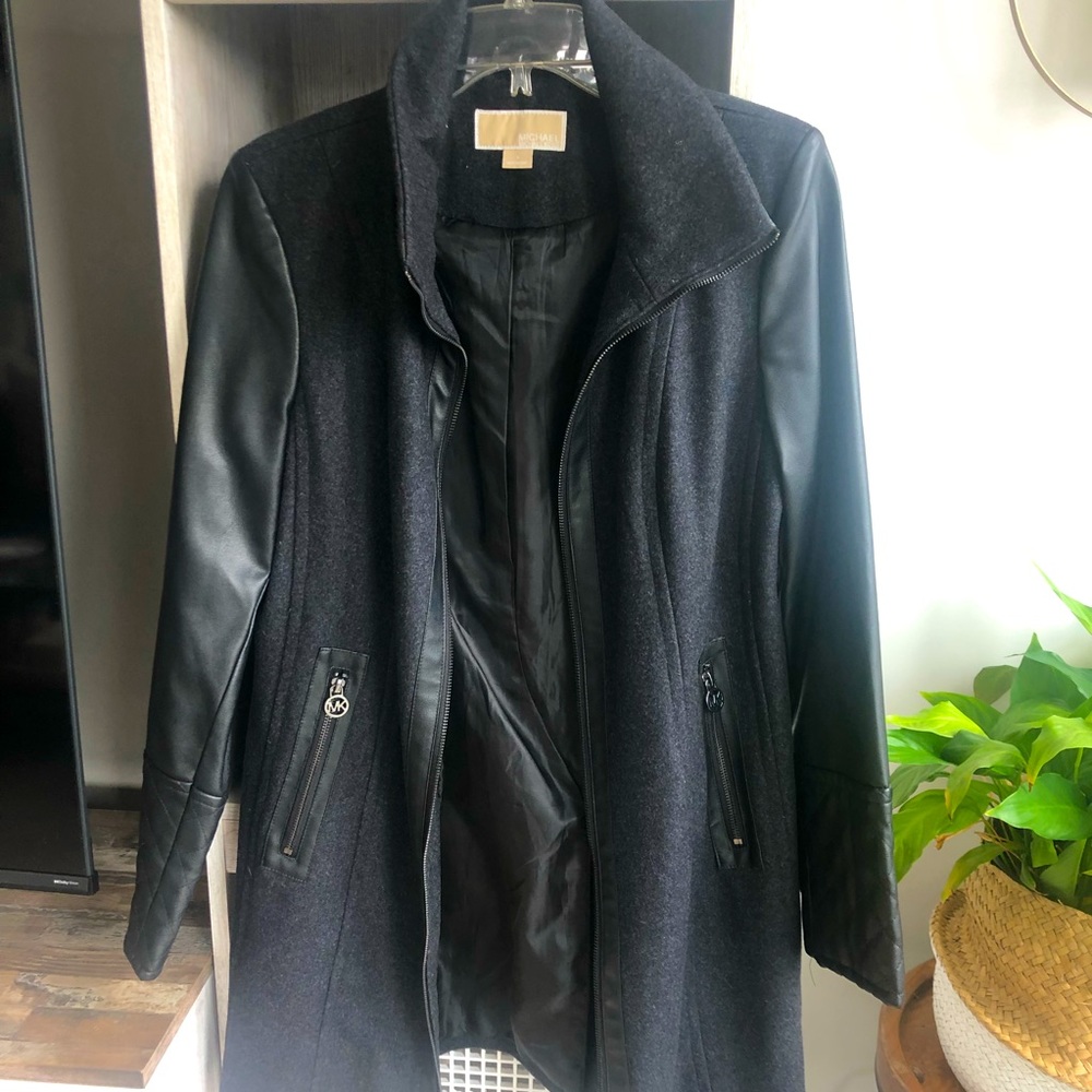Michael Kors Wool/Leather Jacket